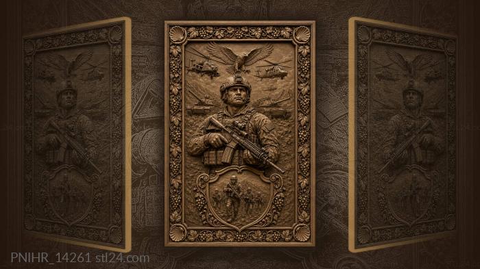 Courage under fire military strength 3d STL model