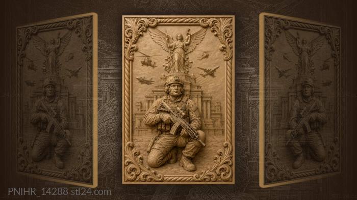 Modern warrior ancient guardian flight 3d STL model