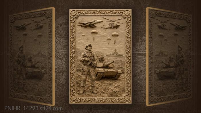 Military might air power victory 3d STL model