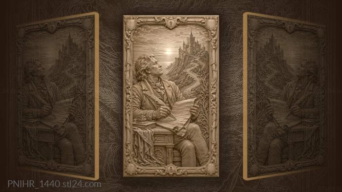Castle dreams and distant letters 3d STL model