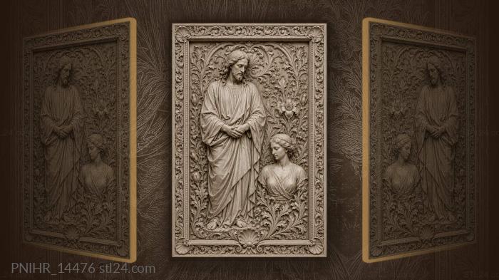 Majestic man and gentle woman 3d STL model