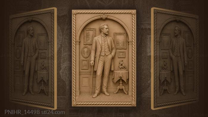 Savva Mamontov in a gallery of paintings 3d STL model