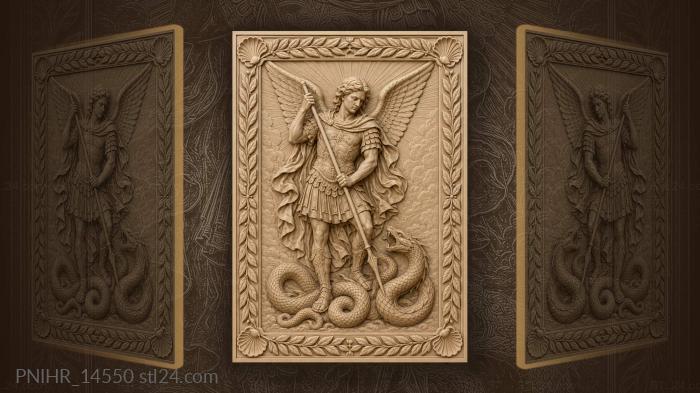 Serpent challenges michael beneath the spear 3d STL model