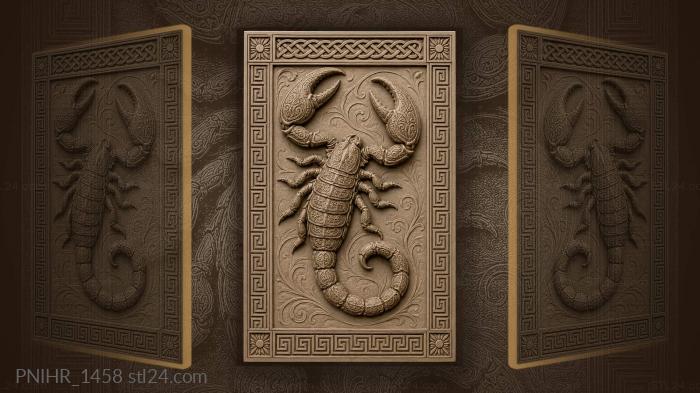 Raised claws and a lowered tail 3d STL model