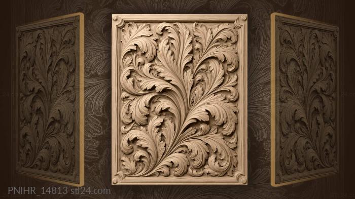 Lush leaves ascending green growth 3d STL model