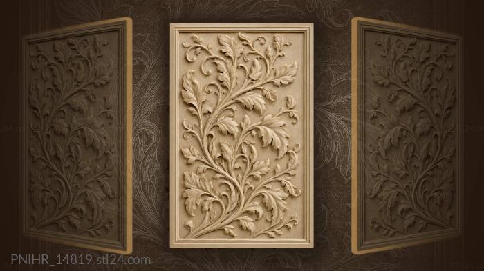 Flowing branches and leafy tendrils 3d STL model