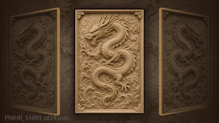 Tail curling down into sharp claws 3d STL model