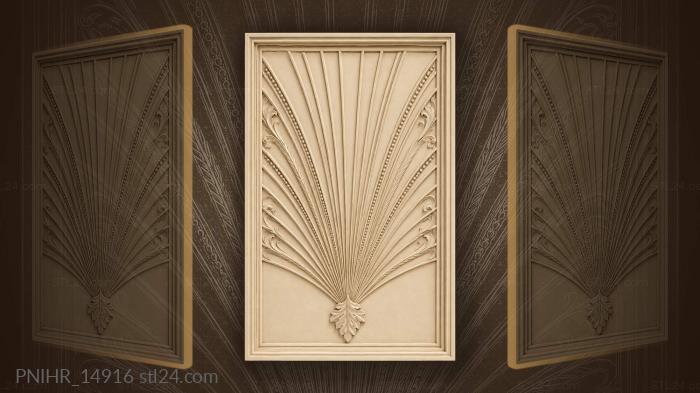 Sunburst with delicate leaf detail 3d STL model