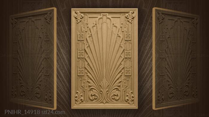 Radiant fan geometric stepped design 3d STL model