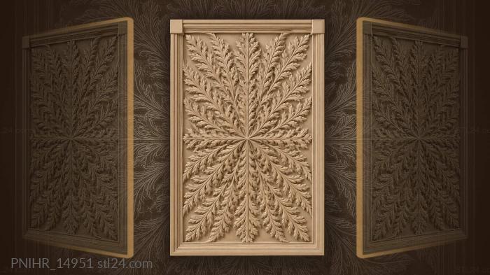 Radiant fern delicate botanical symmetry 3d STL model