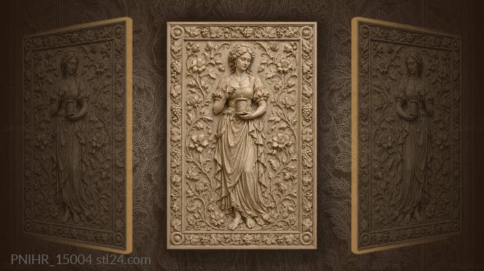 Spinner with a spool of thread in vines 3d STL model