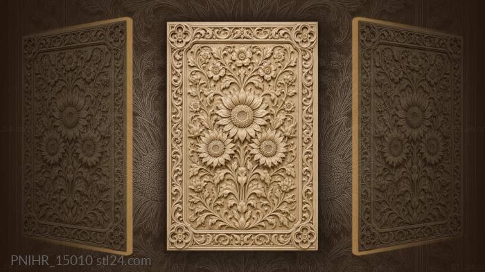 Sunflowers vines and floral beauty 3d STL model