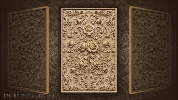 Roses in abundant floral cascade 3d STL model