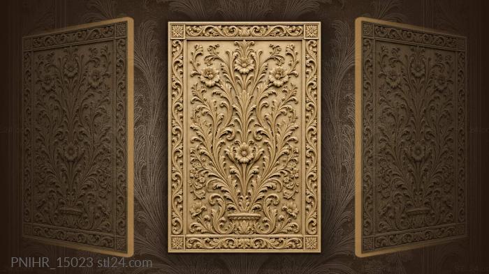 Shoots reaching up with small petals 3d STL model