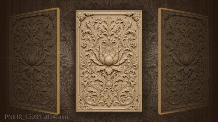 Large bloom with layered petals 3d STL model