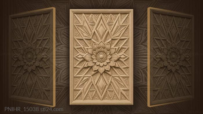 Round blossom ringed by diamonds 3d STL model