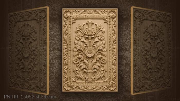 Leaves and blossoms reaching upward 3d STL model