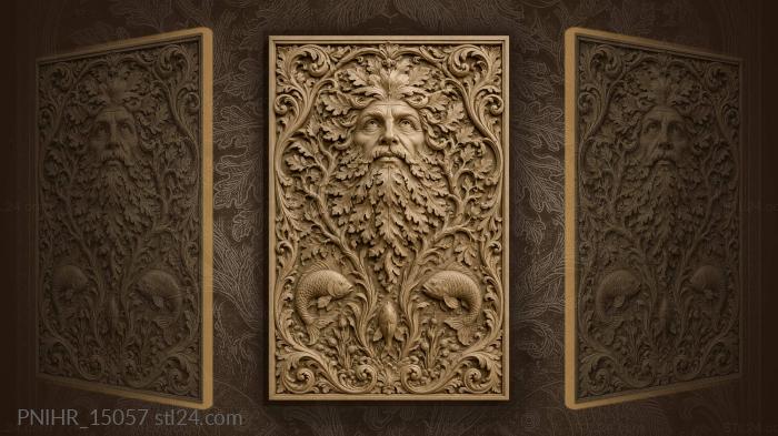 Spirit above fishes and river weeds 3d STL model