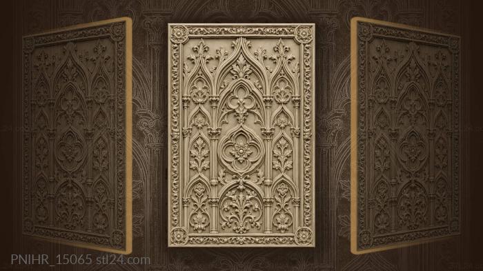 Gothic floral geometric symmetry design 3d STL model