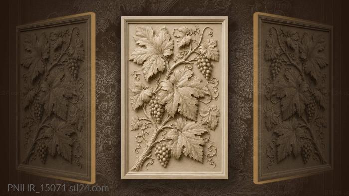 Large leaves on a slender stem 3d STL model