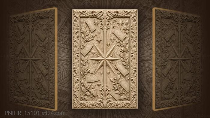 Starburst with money and leaves 3d STL model
