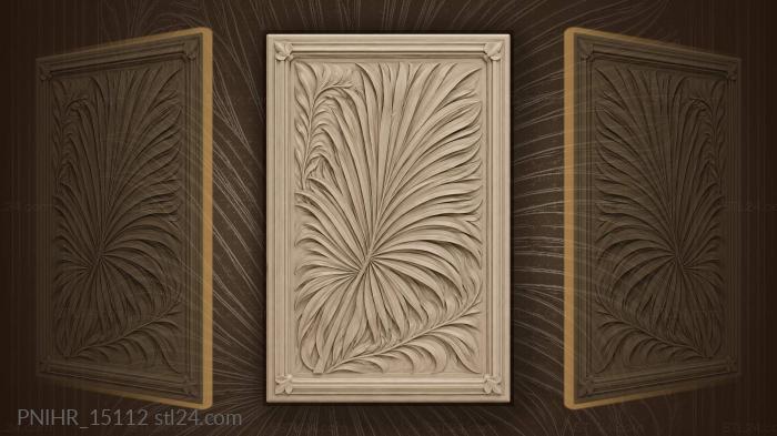 Palm leaves radiating sun warmth 3d STL model