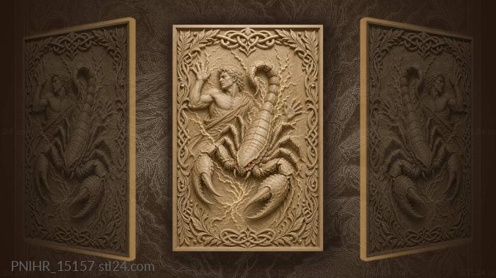 Sparks arc from the scorpion claws 3d STL model