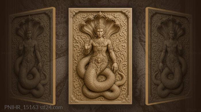 Feathered serpent god ancient power 3d STL model