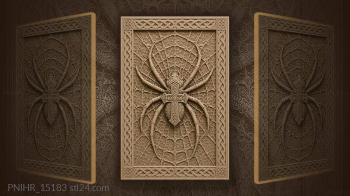 Cross on the spider body 3d STL model