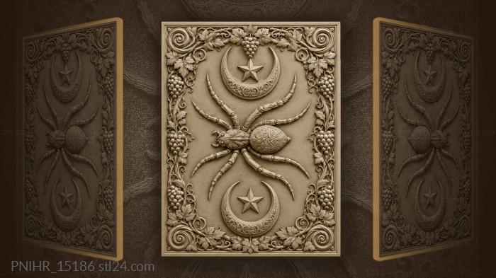 Spider moons and grapevines 3d STL model