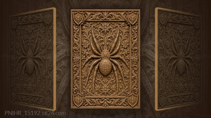 Spider floral star symmetrical design 3d STL model