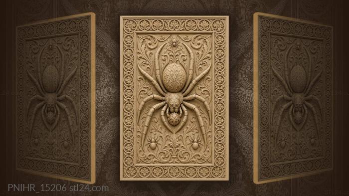 Spider with treasure swirling design 3d STL model