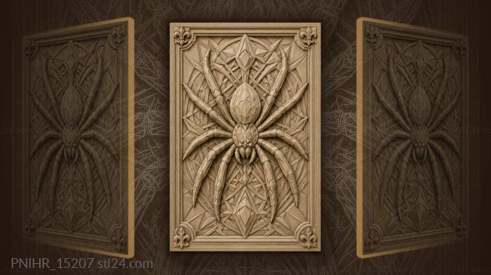 Crystal facets and corner lilies 3d STL model