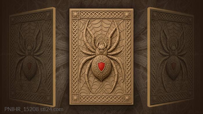 Red shield upon the abdomen 3d STL model