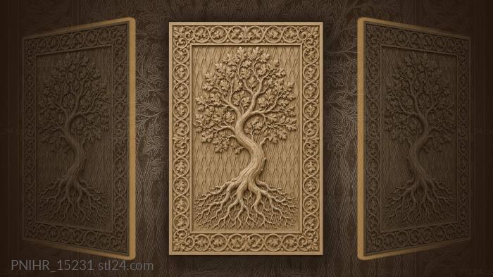 Roots among elongated diamond shapes 3d STL model