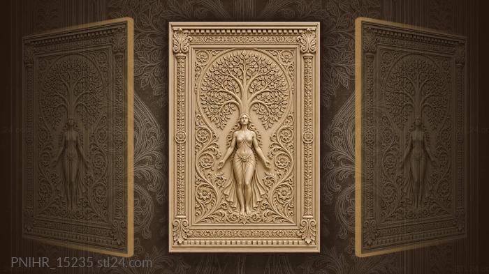 Tree of life with maiden 3d STL model