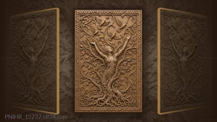 Tree of life soaring birds 3d STL model