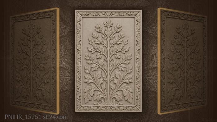 Leaves growing smaller toward the top 3d STL model