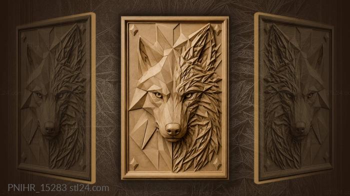 Night wolf scents nearby prey 3d STL model