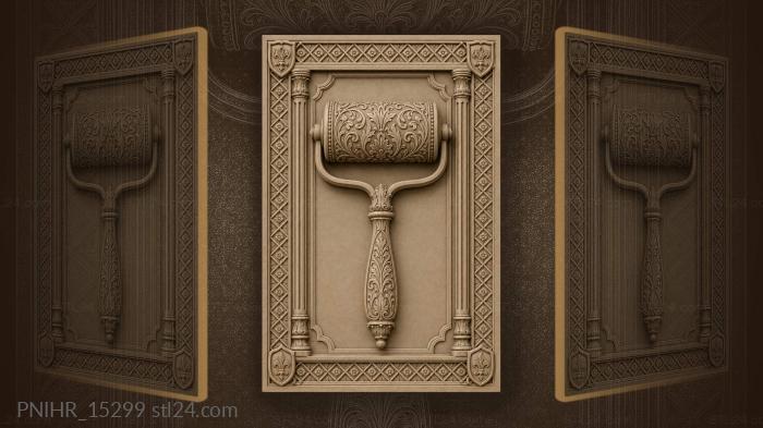 Ancient roller with fluted columns 3d STL model