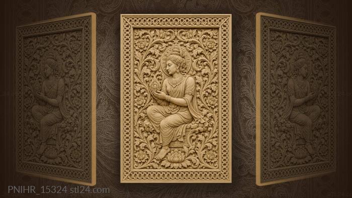 Elder guards a gift among leaves 3d STL model