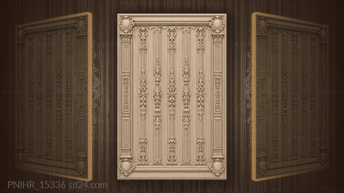 Classical fluting symmetrical design ornament 3d STL model