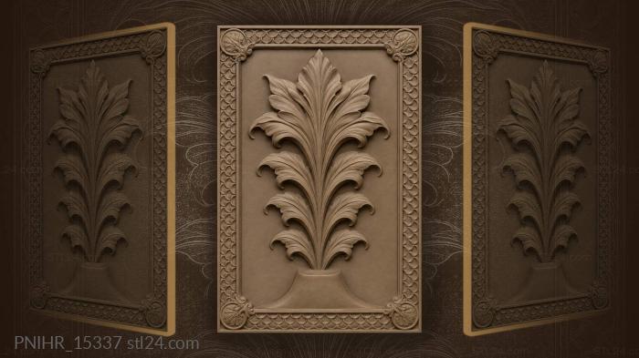 Falling leaves and gentle hill 3d STL model