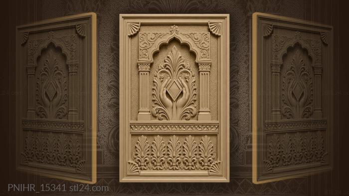Geometric figure with central diamond detail 3d STL model