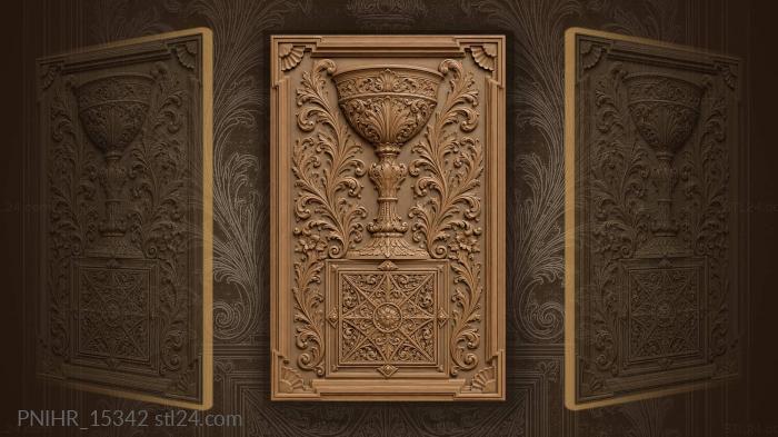 Sacred chalice geometric square design 3d STL model