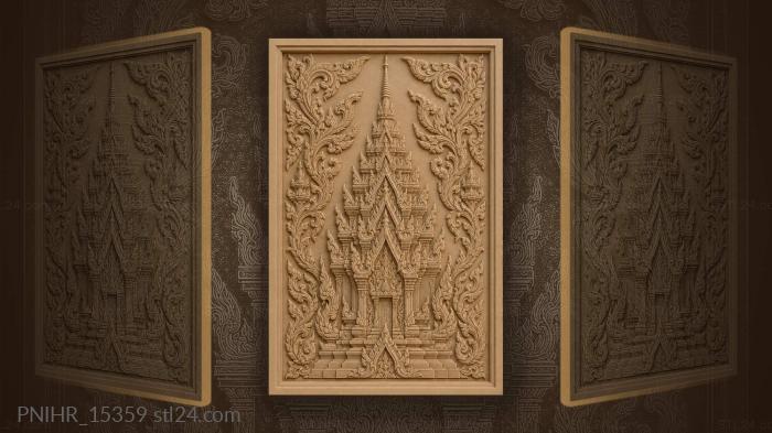 Thai spire architectural motif layers 3d STL model