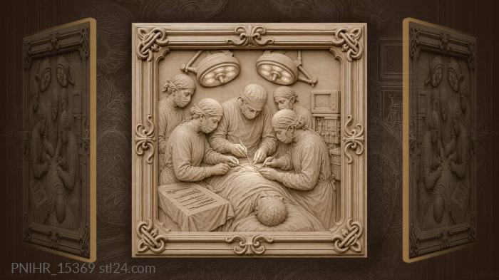 Historic surgical procedure medical drama 3d STL model