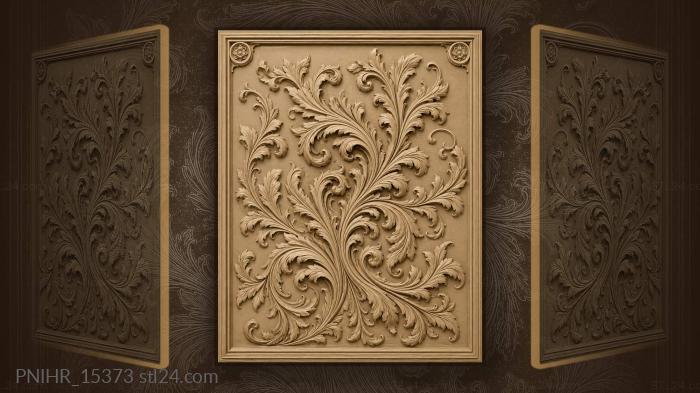 Spiraling leaves and winding vines 3d STL model