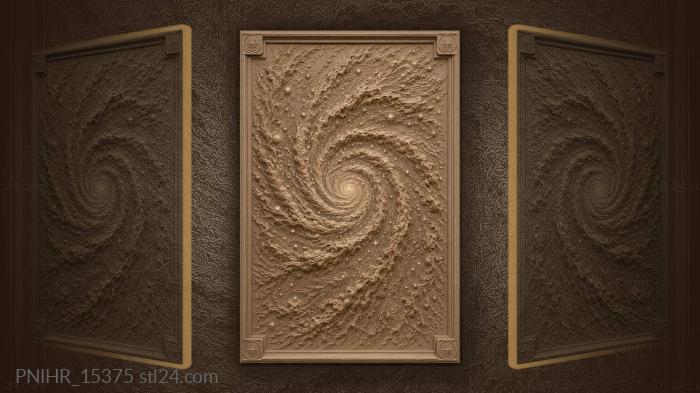 Galactic spiral cosmic wonder 3d STL model