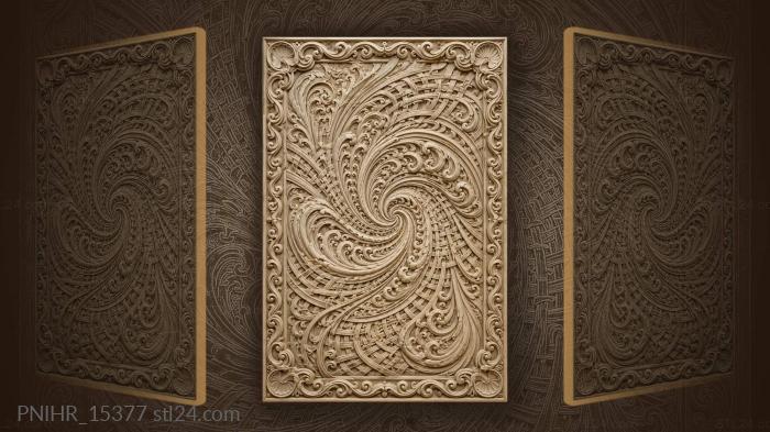 Spiraling vortex woven energy flow 3d STL model